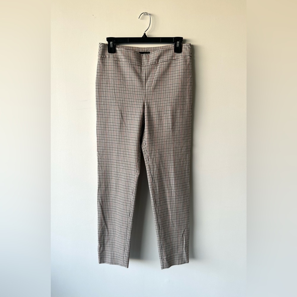 Talbots Chatham Ankle Pants 2P Academia Plaid Preppy Stretch Work Office Petites